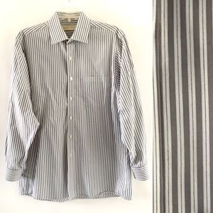 Striped Dress Shirt Michael Kors Mens Regular Fit
